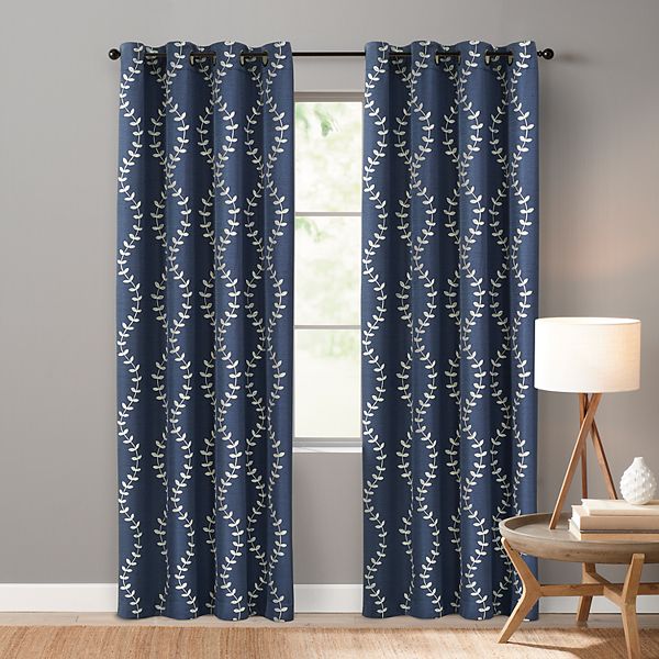 BLOCKOUT EYELET CURTAINS BLOCKOUT CURTAIN DOUBLE SIDE PATTERN THICK FABRIC 