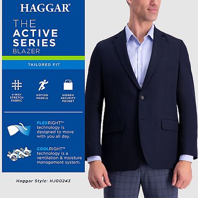 Men's Haggar® Active Series Tailored-Fit Sport Coat