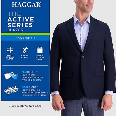 Men's Haggar® Active Series Tailored-Fit Blazer