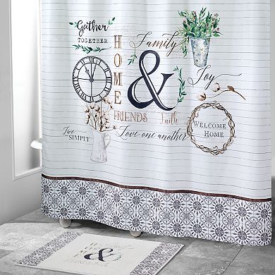 Avanti Modern Farmhouse Shower Curtain