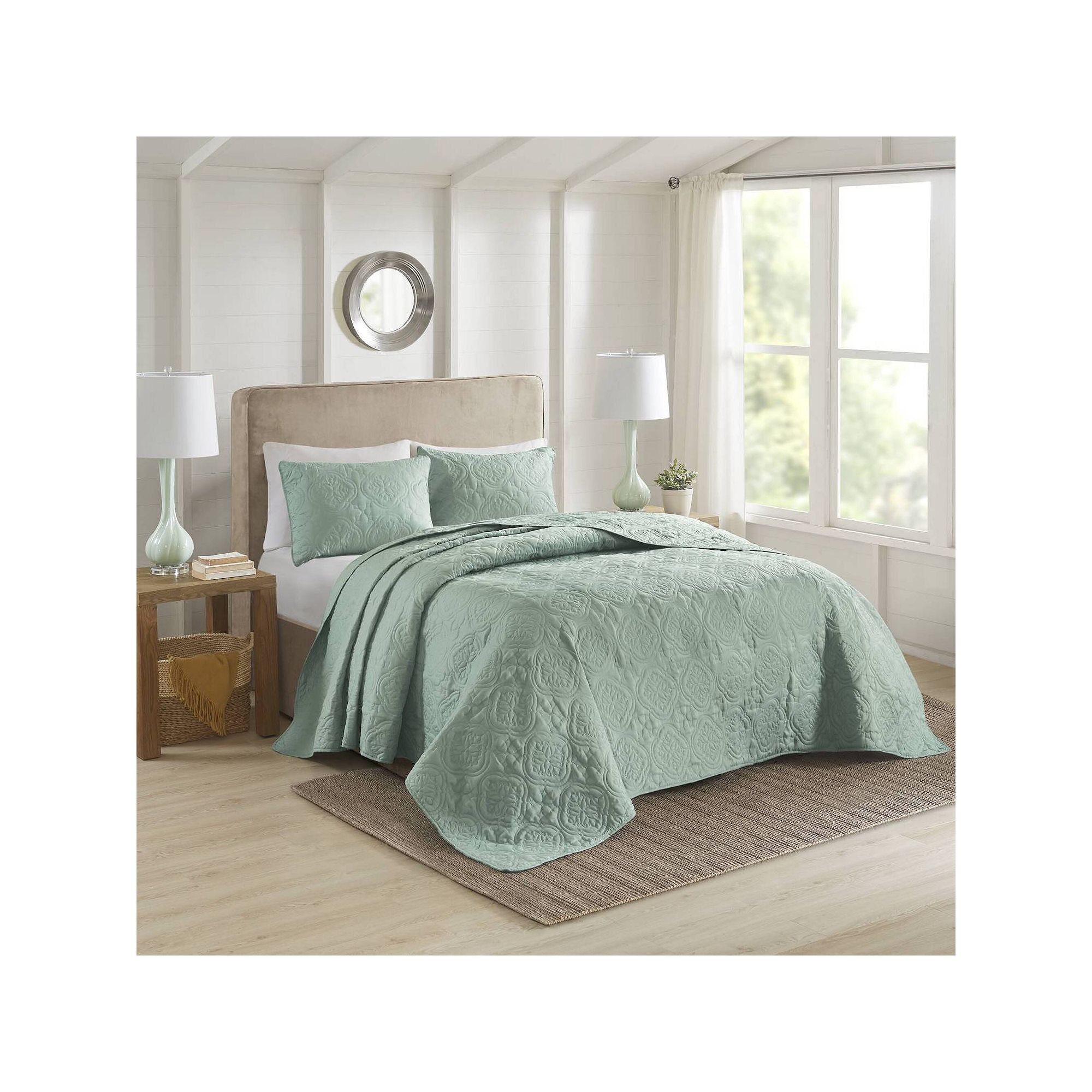 84600829 510 Design Hayley Bedspread Set with Shams, Seafoa sku 84600829