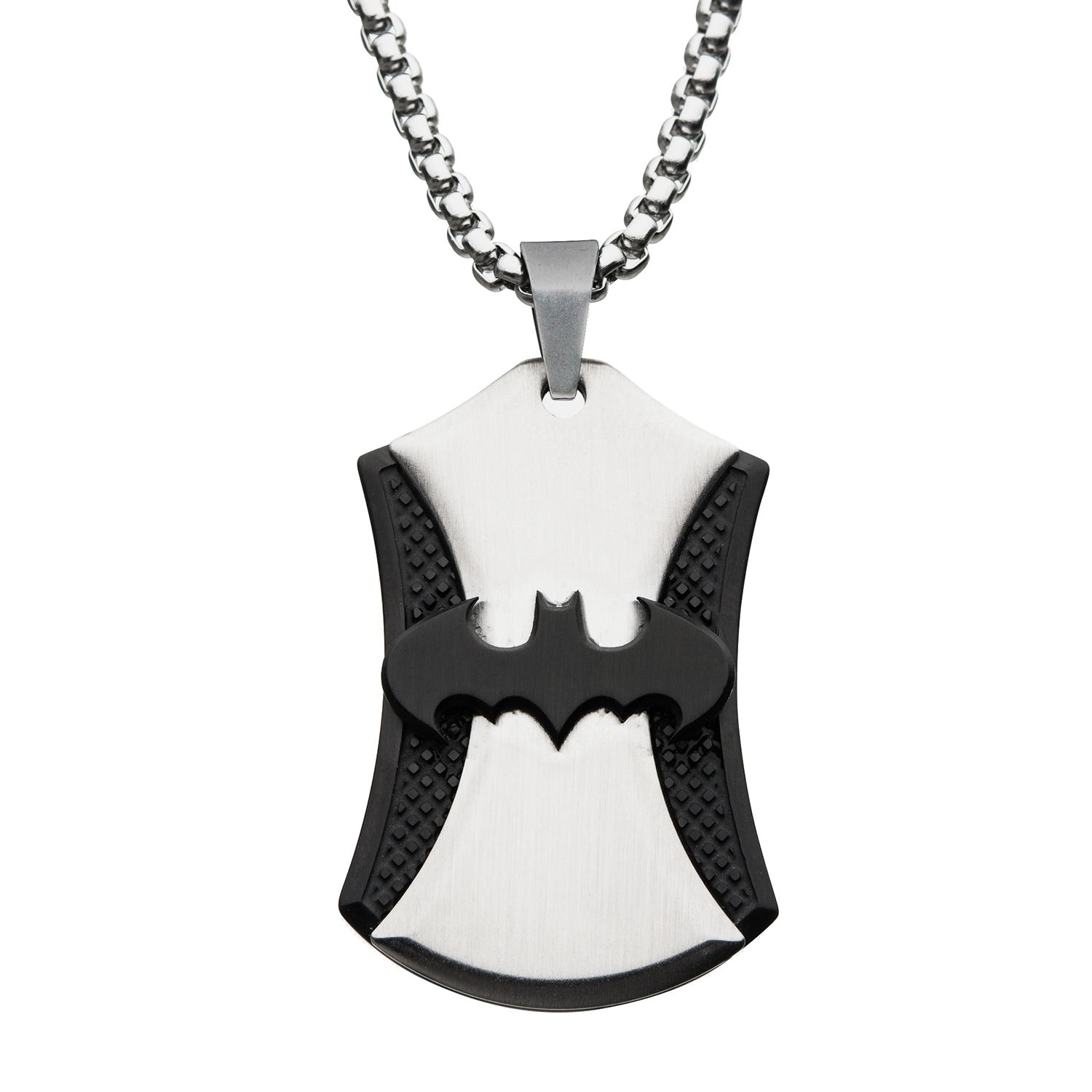 batman dog tag necklace