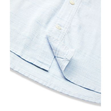 Men's IZOD Saltwater Dockside Chambray Classic-Fit Button-Down Shirt