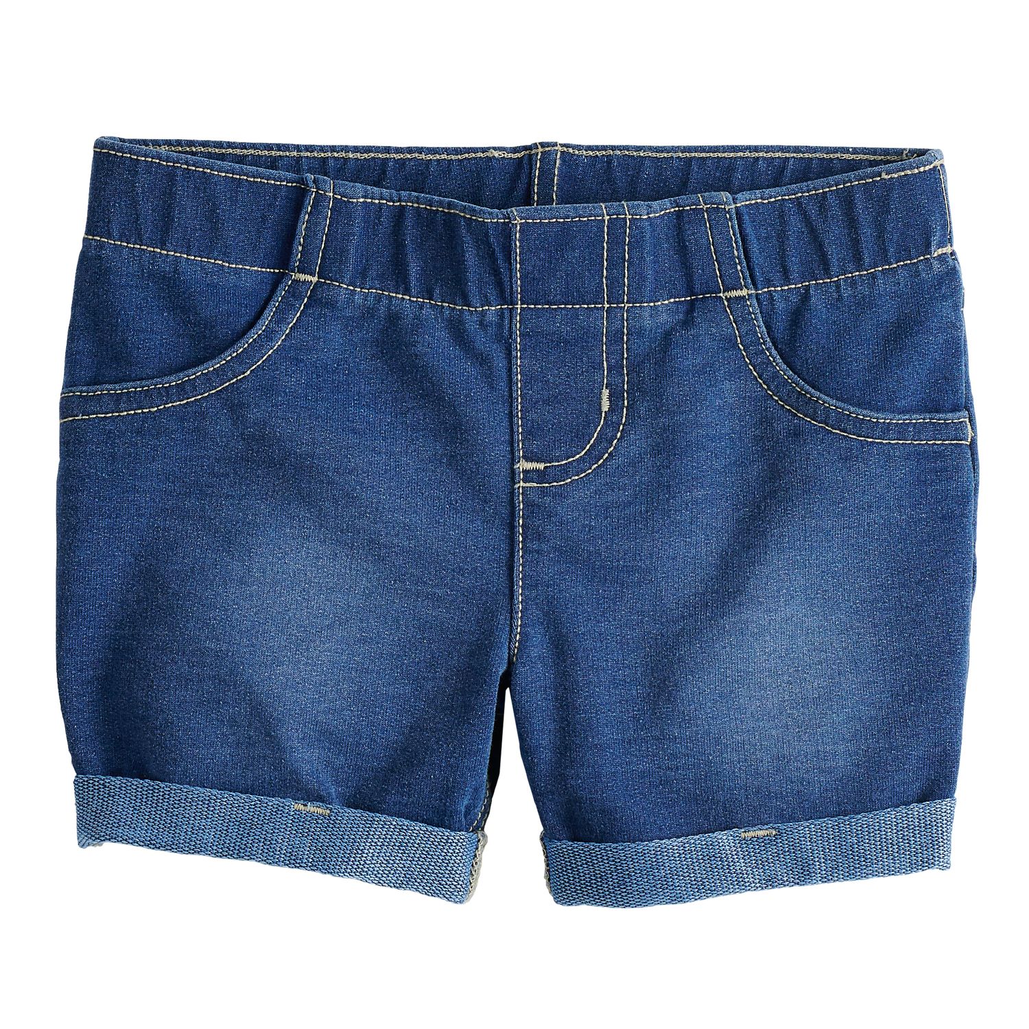 jegging denim shorts
