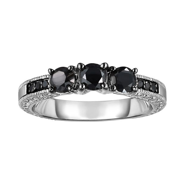 Kohl's 3 stone hot sale diamond ring