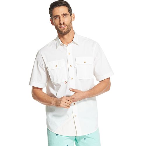Men's IZOD Sportswear Saltwater Surfcaster Classic-Fit Button-Down Shirt