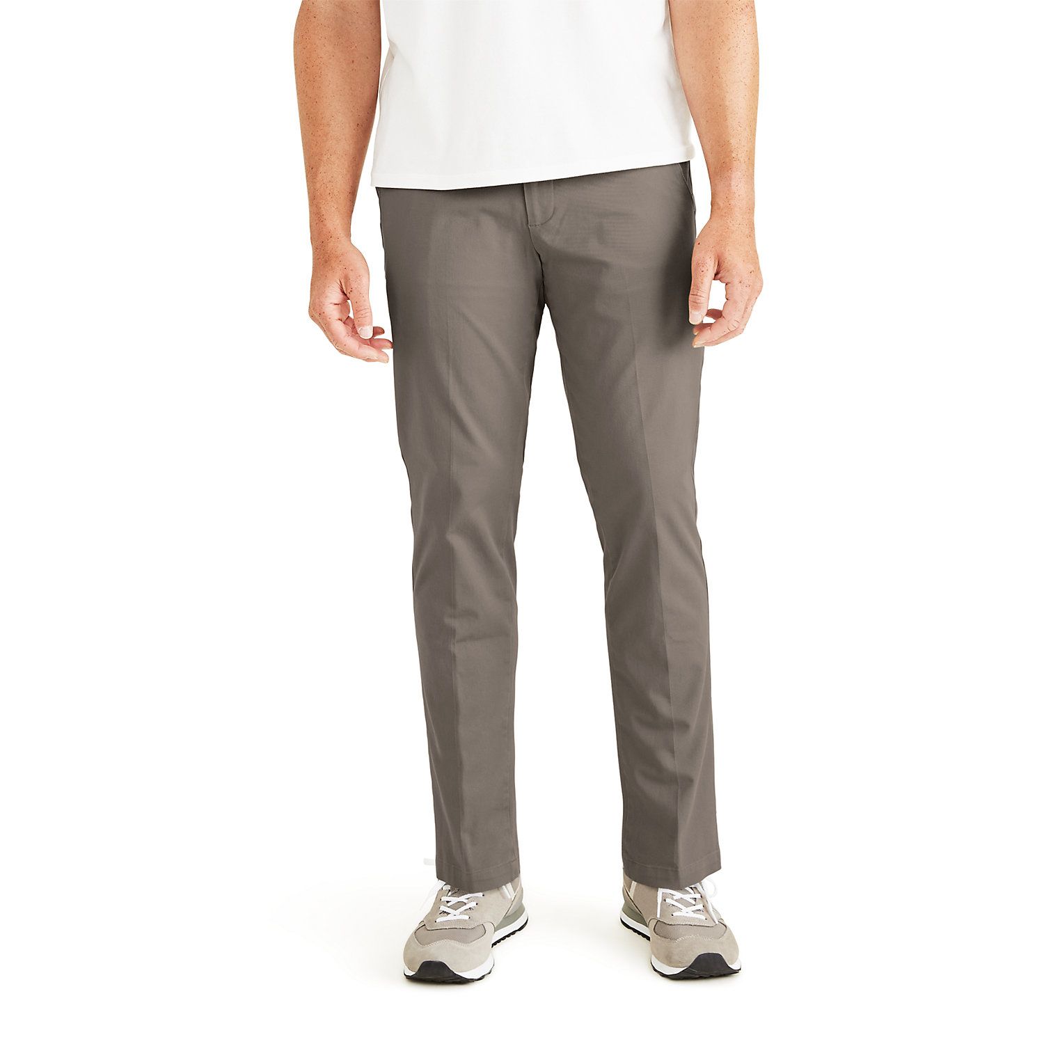 tapered khaki pants