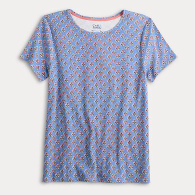 Women's Croft & Barrow® Essential Crewneck Tee
