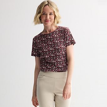 Women's Croft & Barrow® Essential Crewneck Tee