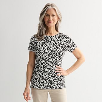 Women's Croft & Barrow® Essential Crewneck Tee