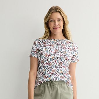 Women's Croft & Barrow® Essential Crewneck Tee