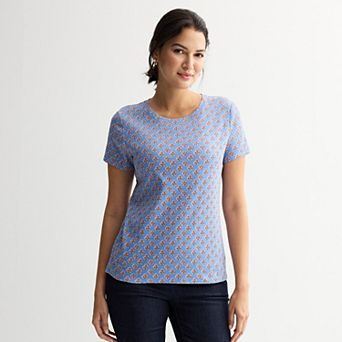 Women's Croft & Barrow® Essential Crewneck Tee
