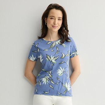 Women's Croft & Barrow® Essential Crewneck Tee