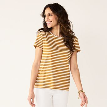 Women's Croft & Barrow® Essential Crewneck Tee