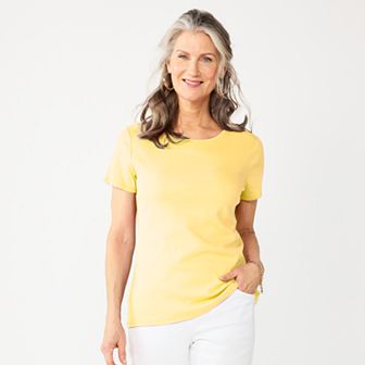 Women's Croft & Barrow® Essential Crewneck Tee