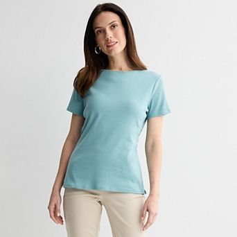 Women's Croft & Barrow® Essential Crewneck Tee