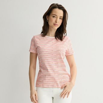 Women's Croft & Barrow® Essential Crewneck Tee