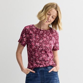 Women's Croft & Barrow® Essential Crewneck Tee