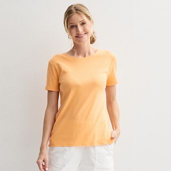 Women's Croft & Barrow® Essential Crewneck Tee