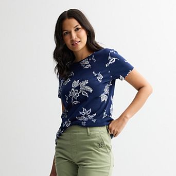 Women's Croft & Barrow® Essential Crewneck Tee