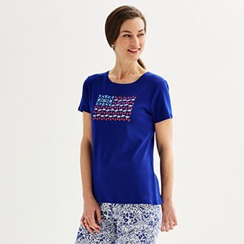 Women's Croft & Barrow® Essential Crewneck Tee