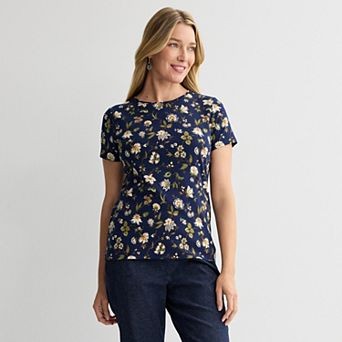 Women's Croft & Barrow® Essential Crewneck Tee