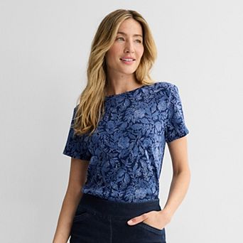Women's Croft & Barrow® Essential Crewneck Tee