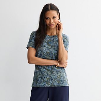 Women's Croft & Barrow® Essential Crewneck Tee