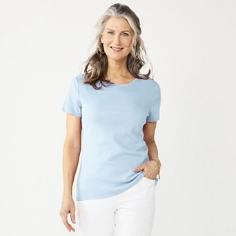 Women's Croft & Barrow® Essential Crewneck Tee