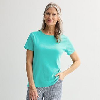 Women's Croft & Barrow® Essential Crewneck Tee