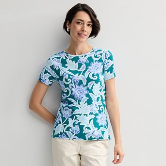 Women's Croft & Barrow® Essential Crewneck Tee