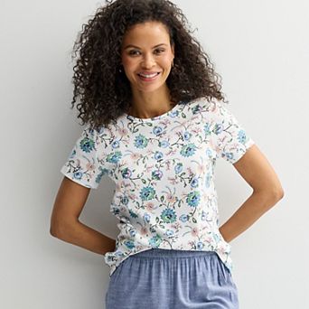 Women's Croft & Barrow® Essential Crewneck Tee