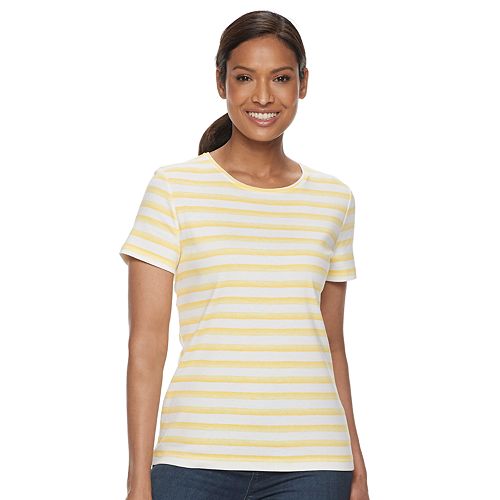 Women's Croft & Barrow® Essential Crewneck Tee