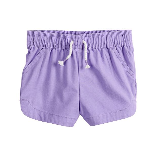 Baby Girl Jumping Beans® Dolphin-Hem Shorts