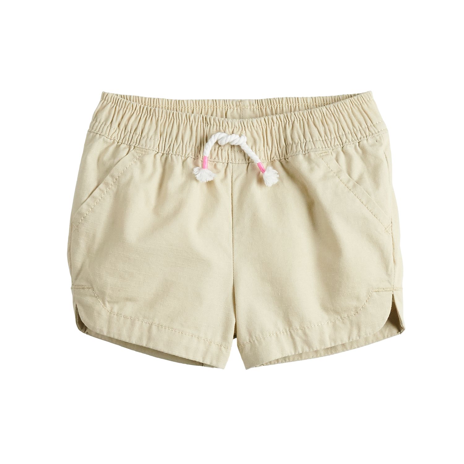 baby girl khaki shorts