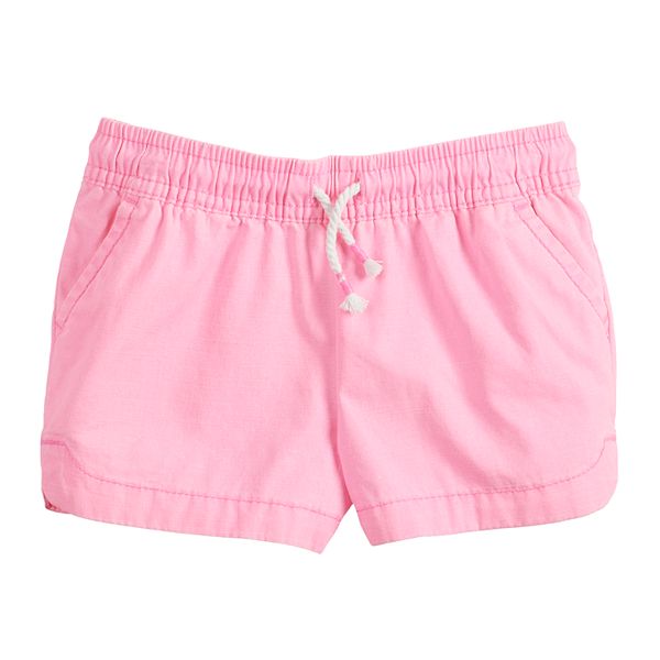 Baby Girl Jumping Beans® Solid Twill Shorts