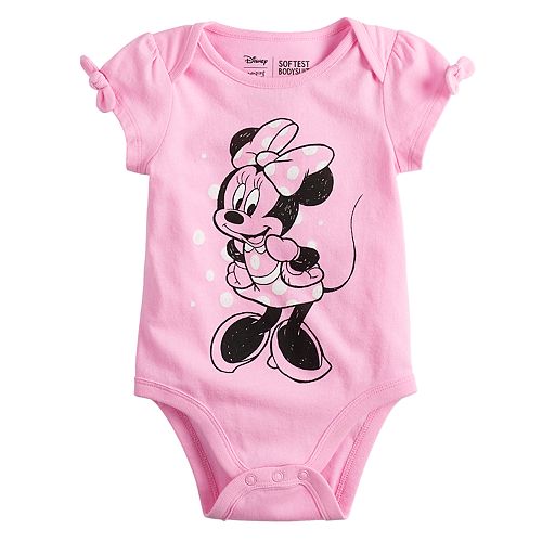 Disney's Minnie Mouse Baby Girl Graphic Bodysuit by Jumping Beans®