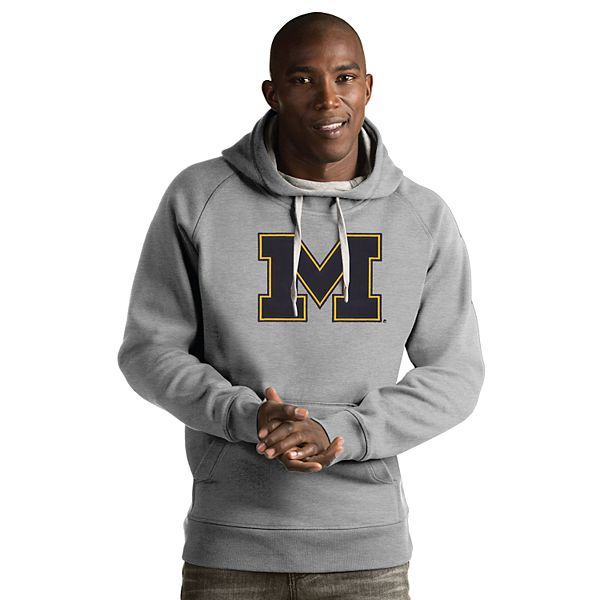 Men's Antigua Michigan Wolverines Victory Hoodie