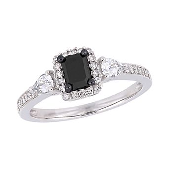 Stella Grace 10k White Gold 7/8 Carat T.W. Diamond & White Sapphire Ring