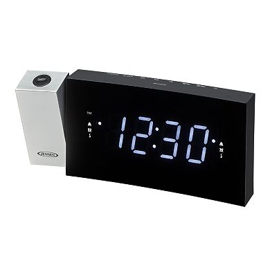 Jensen Digital Dual Alarm Projection Clock Radio