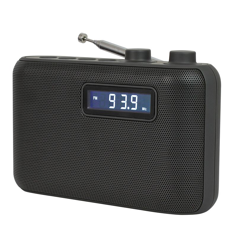 Jensen Portable AM/FM Digital Radio, Multicolor