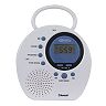 Jensen Water Resistant Digital AM/FM Bluetooth Shower Clock Radio 