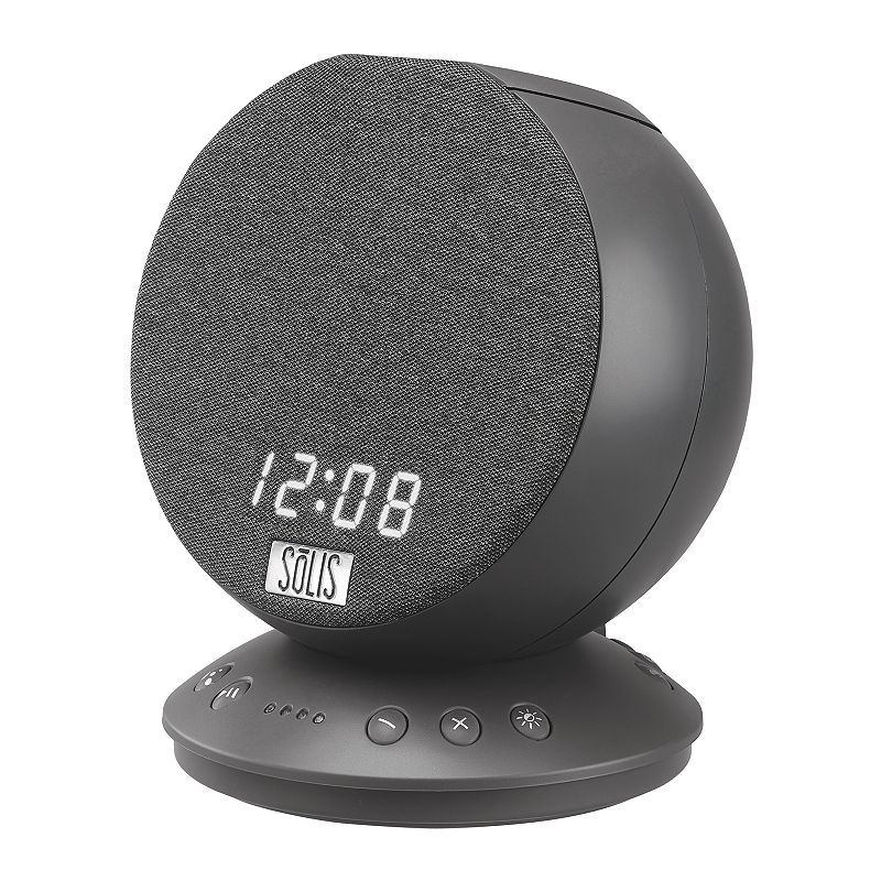 Solis Bluetooth Wireless Clock with Google Assistant, Multicolor