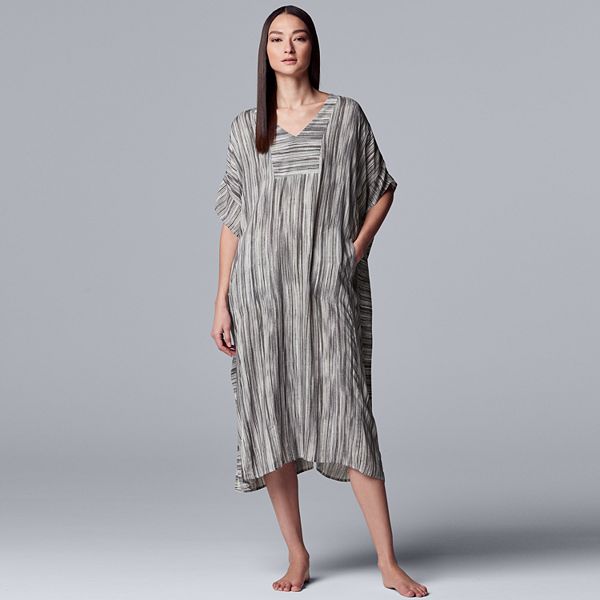 Women's Simply Vera Vera Wang Caftan Sleepshirt
