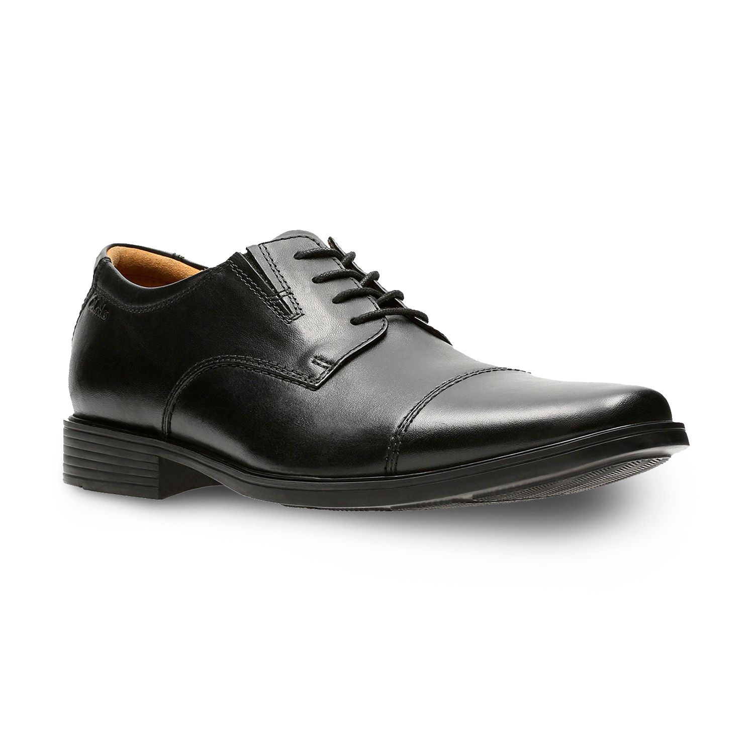 clarks black shoes mens