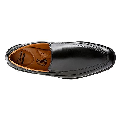 Clarks tilden free black hotsell