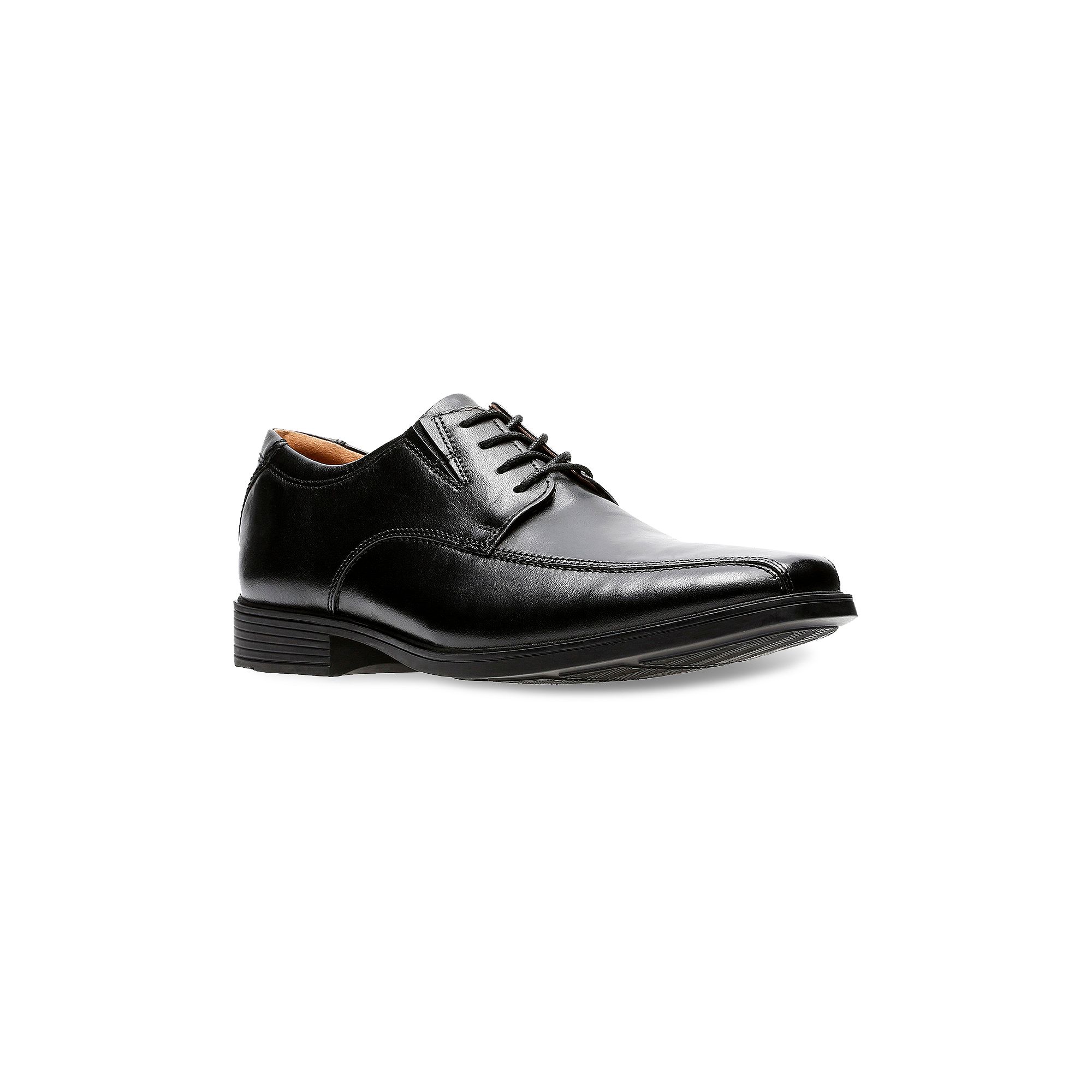 Clarks® Tilden Walk Mens Dress Shoes, Size: 8 Wide, Black Leather
