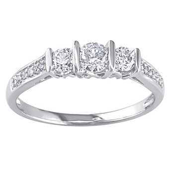 Stella Grace 10k White Gold 1/2 Carat T.W. Diamond Ring