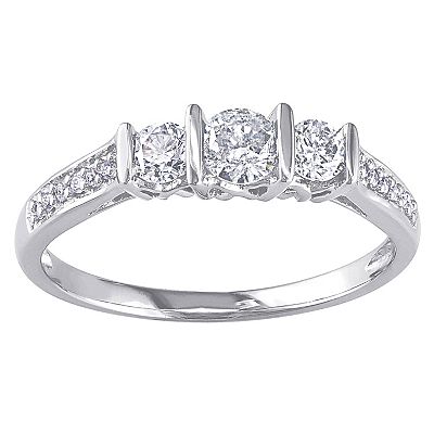 Stella Grace 10k White Gold 1/2 Carat Diamond Ring