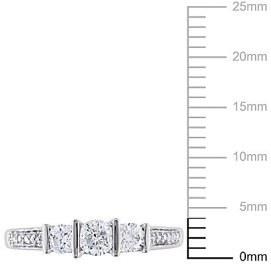 Stella Grace 10k White Gold 1/2 Carat T.W. Diamond Ring